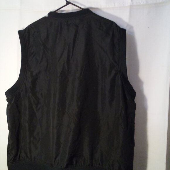 Acuity Pullover Vest Jacket Mens XL Sleeveless Logo Pockets Black - Picture 10 of 13